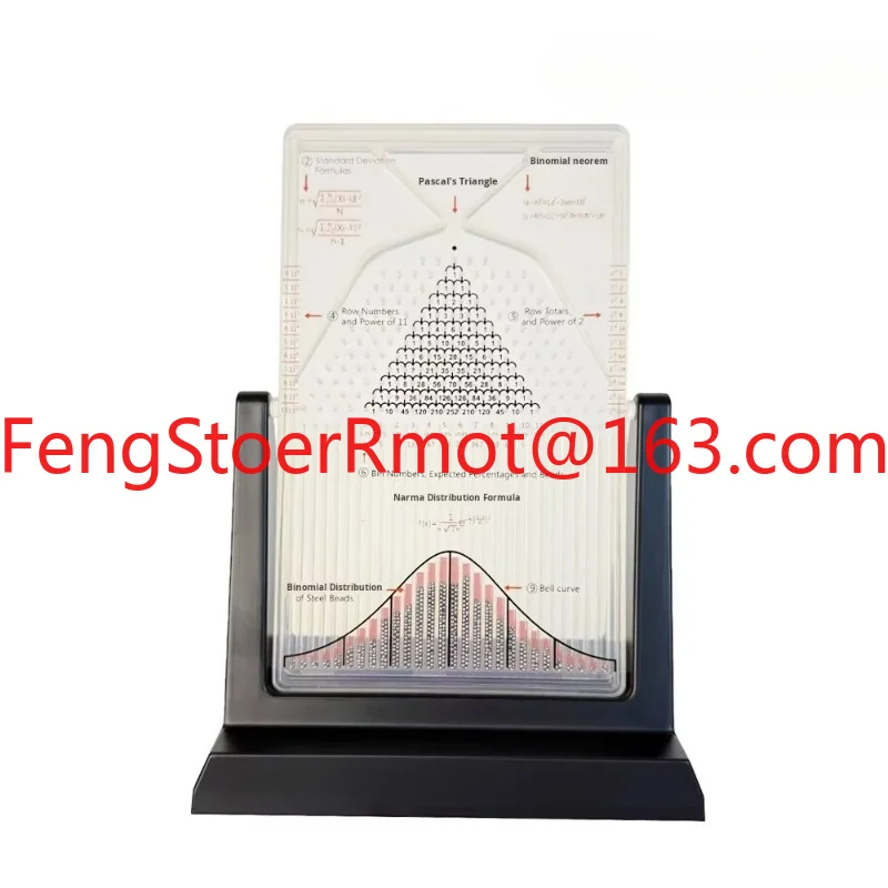 Galton board model plastic decoration mathematics teaching normal distribution
