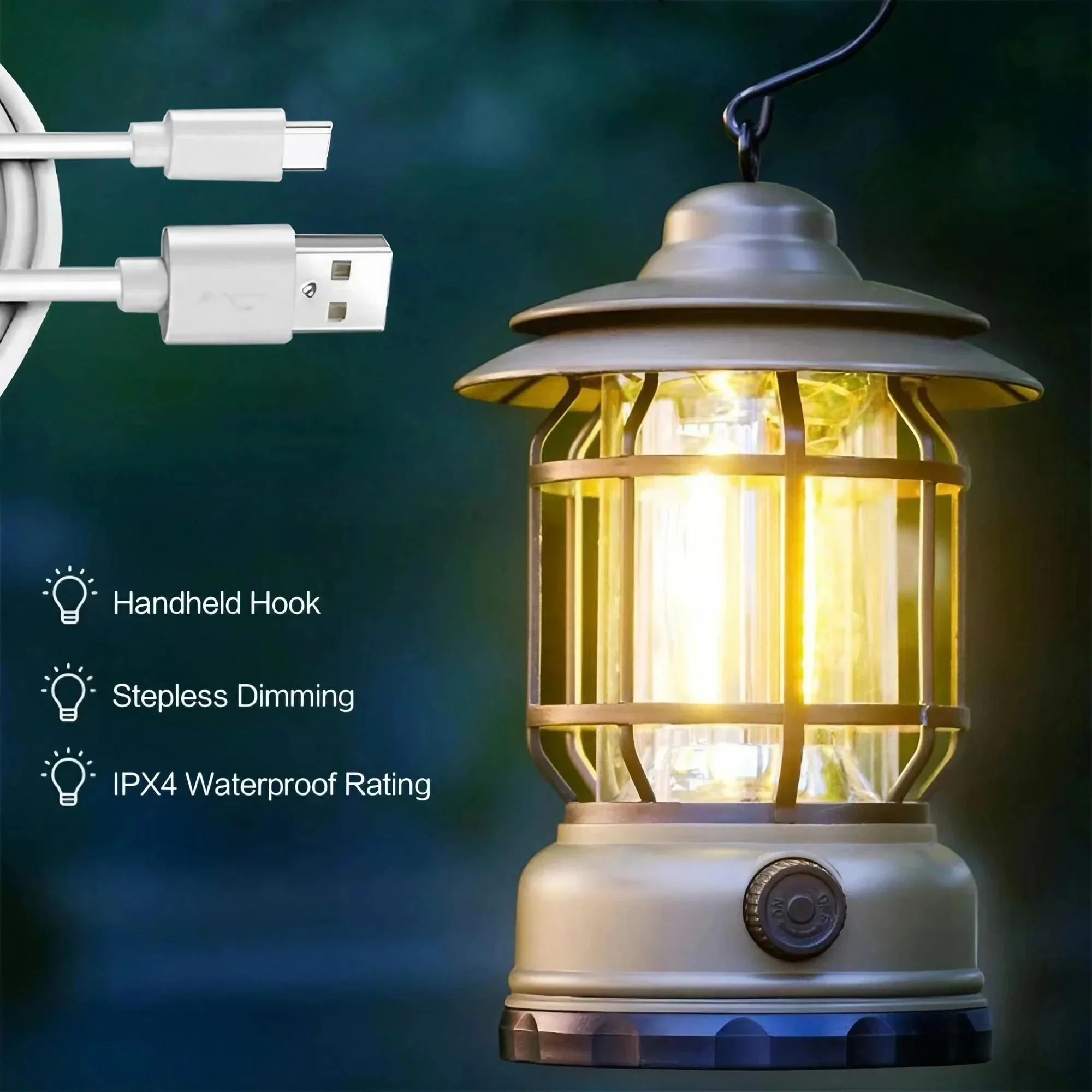 Led Camping Lantern… - image