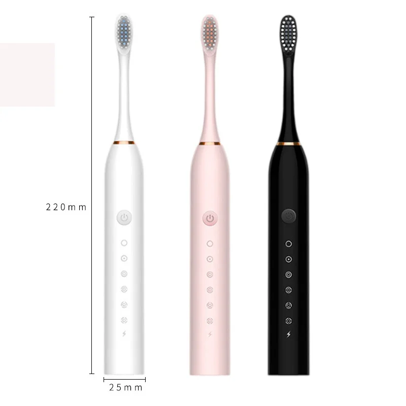 Sonic Electric Toothbrush With 4 Heads Ultra Clean Rechargeable Oral Care Whitening Tooth Brush IPX7 Automatic Teeth Brush