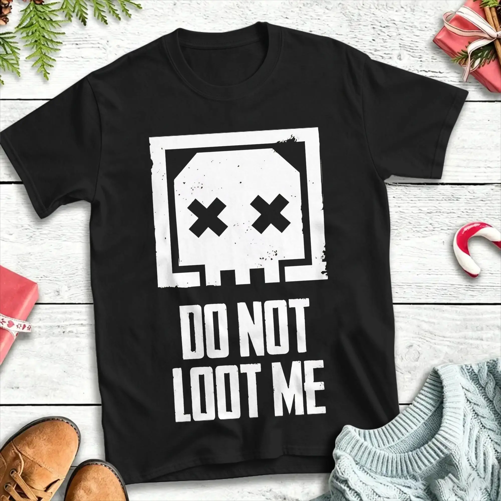 Apex Legends Do Not Loot Me T Shirt Men's  Y2K Retro T Shirts Summer O Neck Harajuku Tees Custom DIY Big Size Clothing