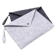 New felt conference file bag, felt bag, creative business office A4 material buckle, file bag logo folders  file folder