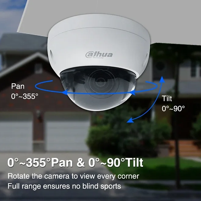 Dahua SD22404DB-GNY 4MP 4x Zoom 2.8mm–12mm Starlight WizSense Network PTZ Security Protection H.265 Camera Face Detection SMD3.0 view 3