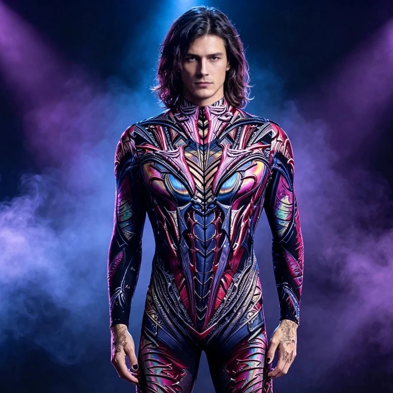 3D Printing Ghosting - Men 3D Printed Alien Armor Bodysuit