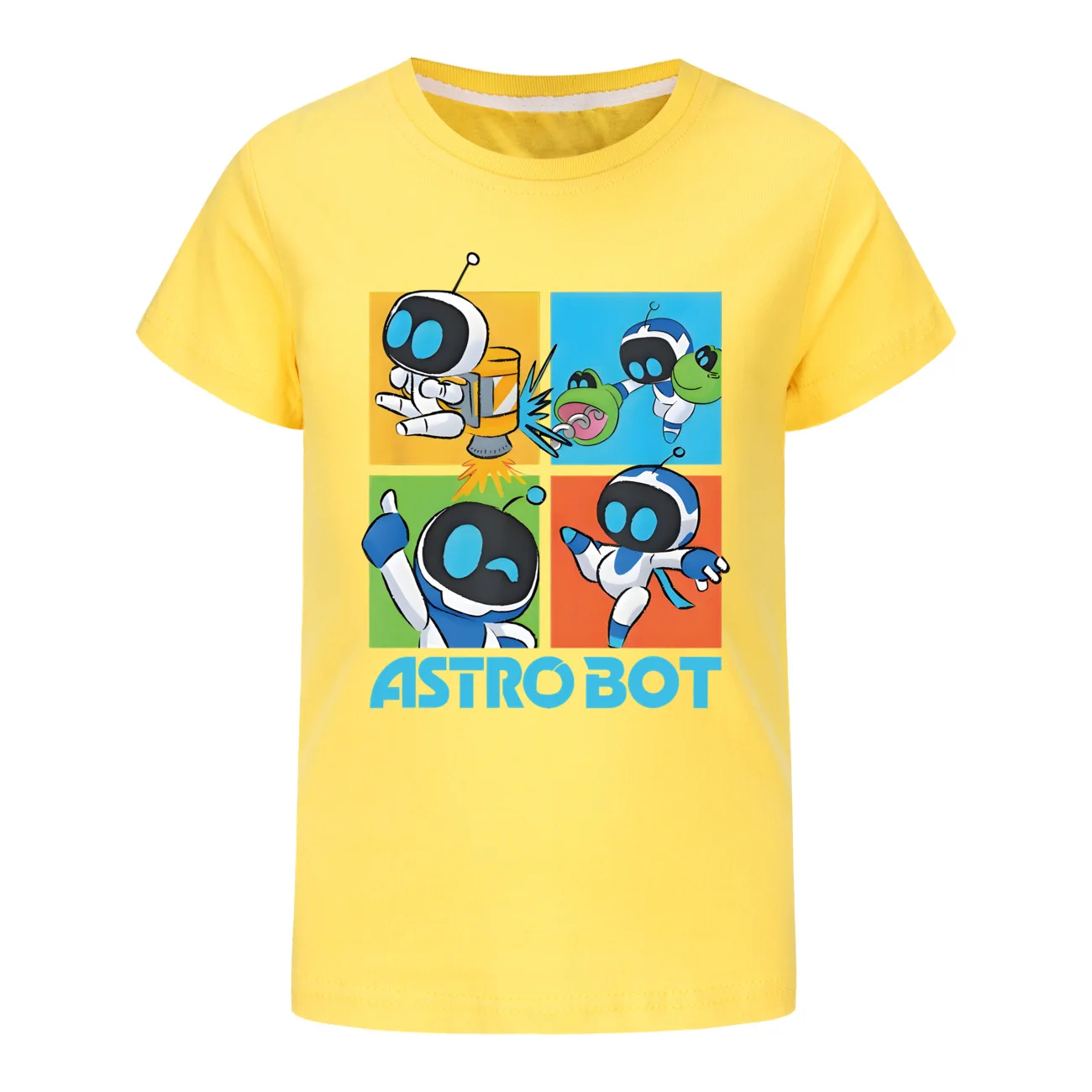 Astro Bot TShirt Kids Summer T-shirts Boys Cartoon Astrobot Ps5 Game Clothes Children Short Sleeve Tops Girls Fashion Clothing