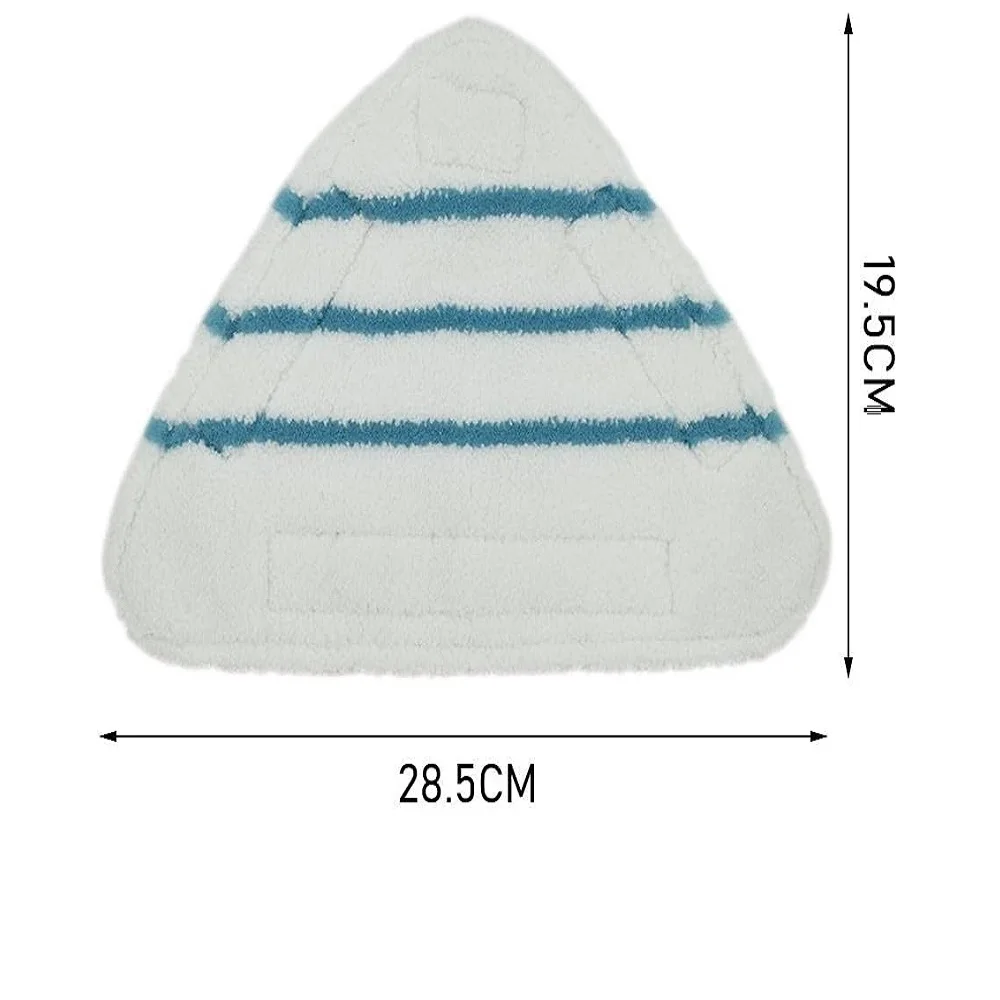 Vloerdoeken Stoommop Vervanging, Wasbare Microfiber Pads, Driehoekige Pads, Stoomreiniger Gereedschap