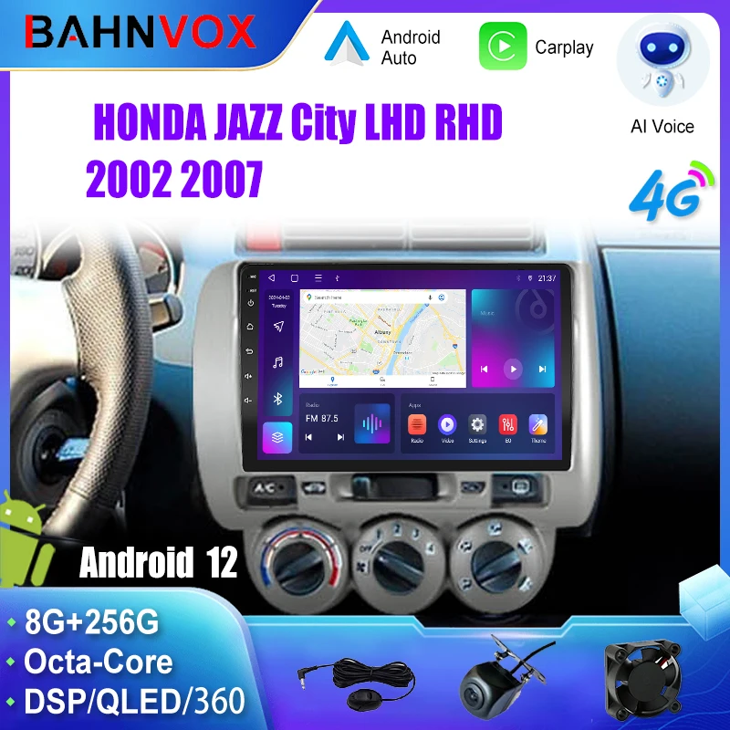 

Android Car Radio GPS Navigation Multimedia Video Player for HONDA JAZZ City LHD RHD 2002 2007 Stereo Tape Recorder Screen
