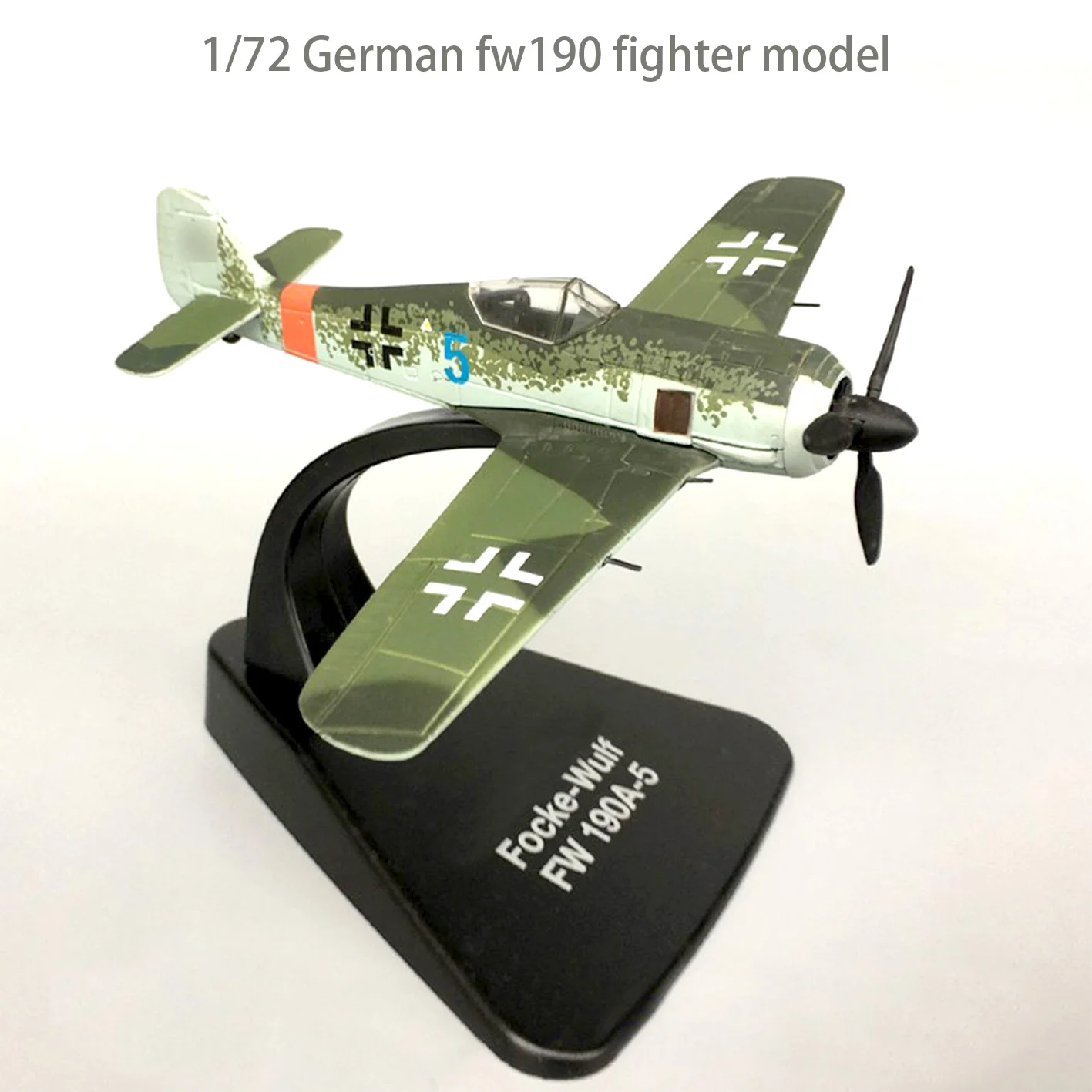 1/72 German fw190 fighter model  Alloy finished product collection model