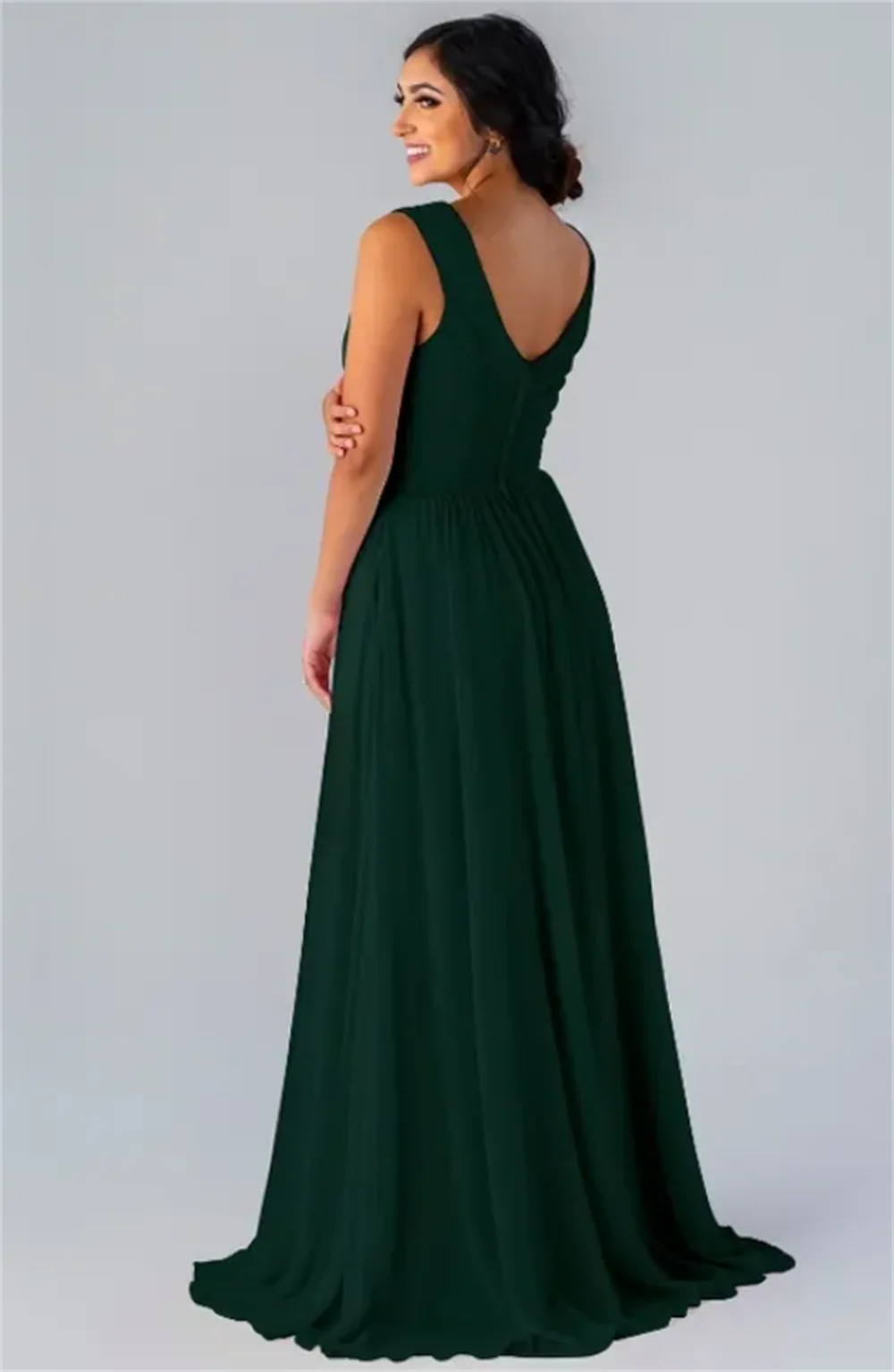 Mother of Bride Dress Wedding Elegant Sleeveless Pleated A-Line Mother of the Bride Dress Formal Mother Dress for Wedding Guest