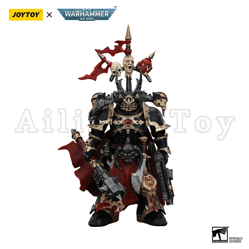 JOYTOY 1/18 アクションフィギュア 40K カオス スペースマリーン ブラック レギオン 選ばれたアニメ コレクション ミリタリー モデル