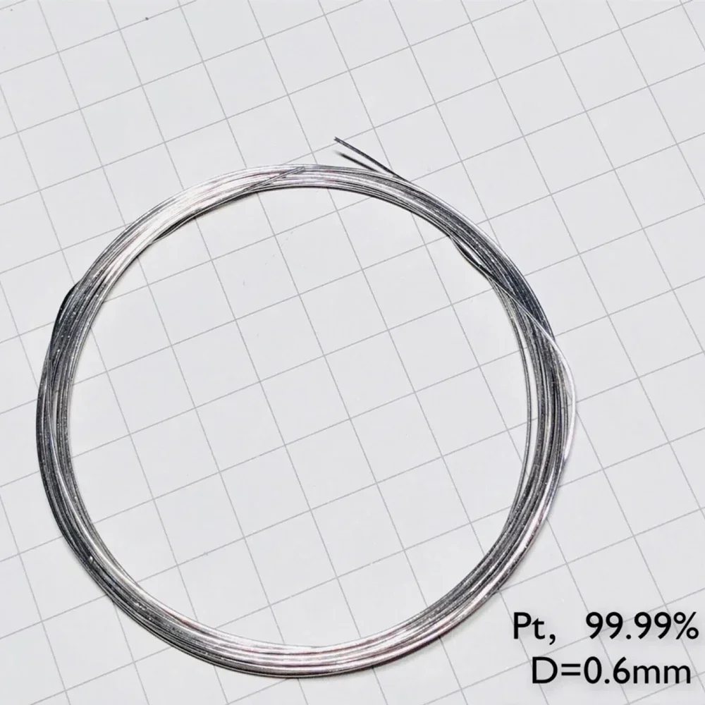 Pure Platinum Wire Diameter 0.1-1.0mm 99,99% 4N Pt Metal Wire