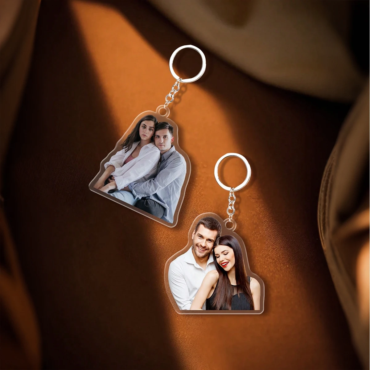 Custom Color Photo Acrylic Keychain, Keep Your Favorite Photos By Your Side. image 5