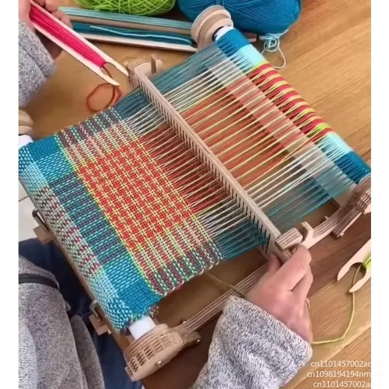 For Multifunctional Simulation, Hand-woven Cloth Machine, Creative Puzzle Research, Household Wool Textile Tapestry