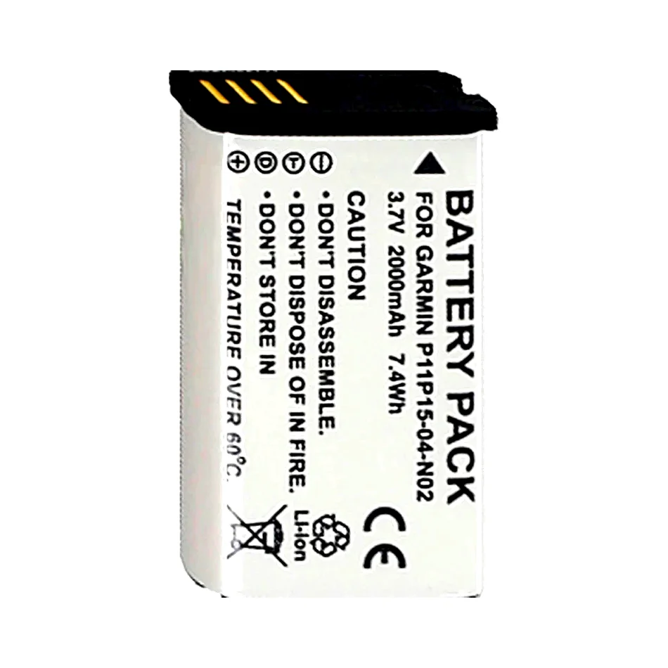 361-00053-00 Gps Battery For Garmin Montana 650 650T 600 VIRB GPS 2000mAh High Quality