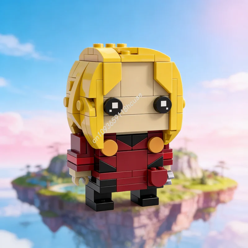 

186pcs MOC Cmdr Pelia Brickheadz Model Building Toy Blocks Architecture Assemble Creative DIY Education Christmas Gifts Idea