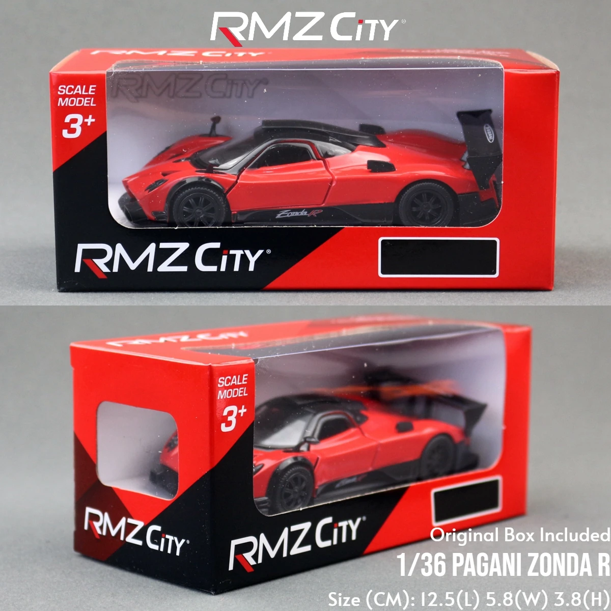 RMZ City Pagani Zonda - Auto giocattolo 1:36 in lega di Diecasting a trazione ridotta per bambini, ragazzi e ragazze, regalo RMZ City Pagani Zonda - Auto giocattolo 1:36 in lega di Diecasting a trazione ridotta per bambini, ragazzi e ragazze, regalo