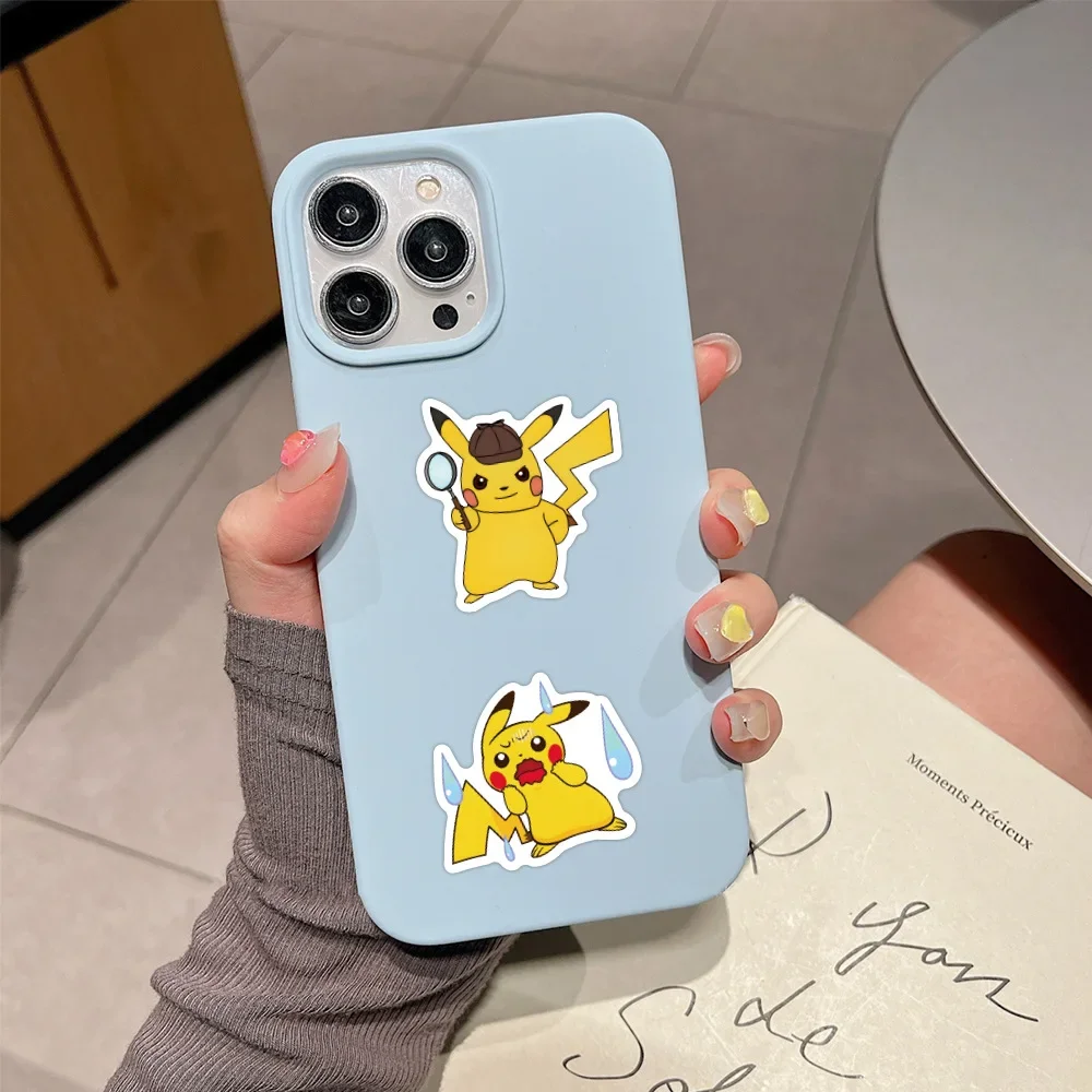 60pcs New Cartoon Pokémon Pikachu Graffiti Stickers Decorative Luggage Laptop Guitar Stickers