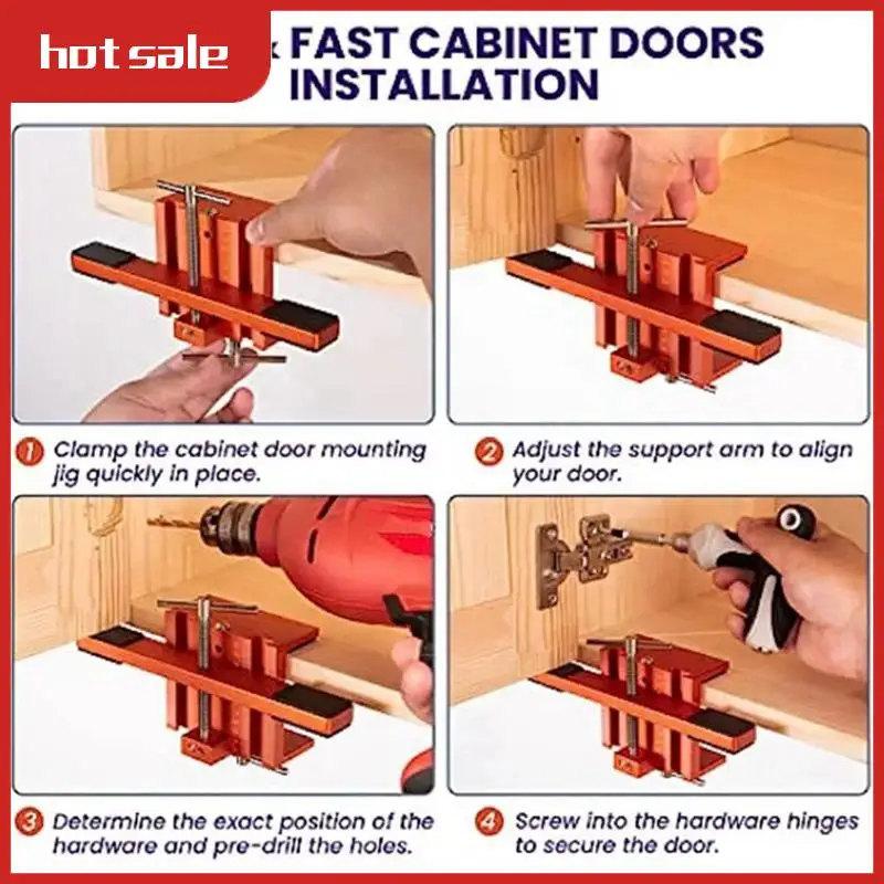 

Cabinet Door Mounting Fixture Integrated Heavy Tool Installation Fixture Suitable For Cabinets With Face Frames