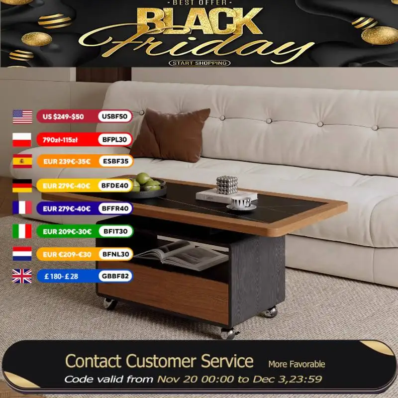 

High Quality Luxury Coffee Tables European Style Vintage Living Room Coffee Tables Nordic Apartment Table Basse Luxe Furniture