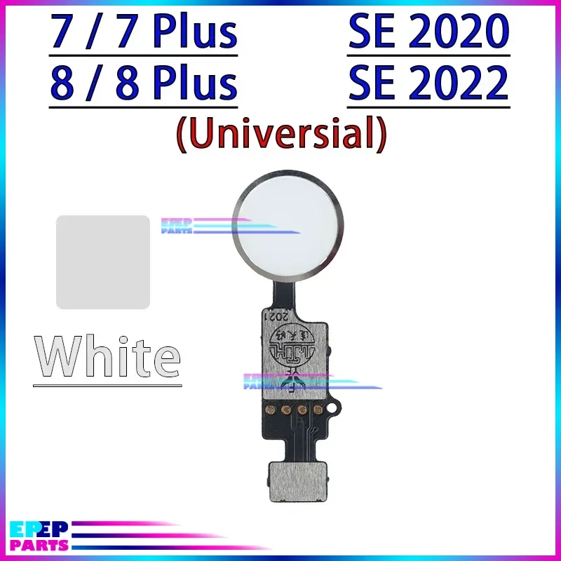 Replacement Parts for Iphone 7 8 Plus SE 2020 2022 Home Button Flex Cable Return Function (No Fingerprint No Touch Id)