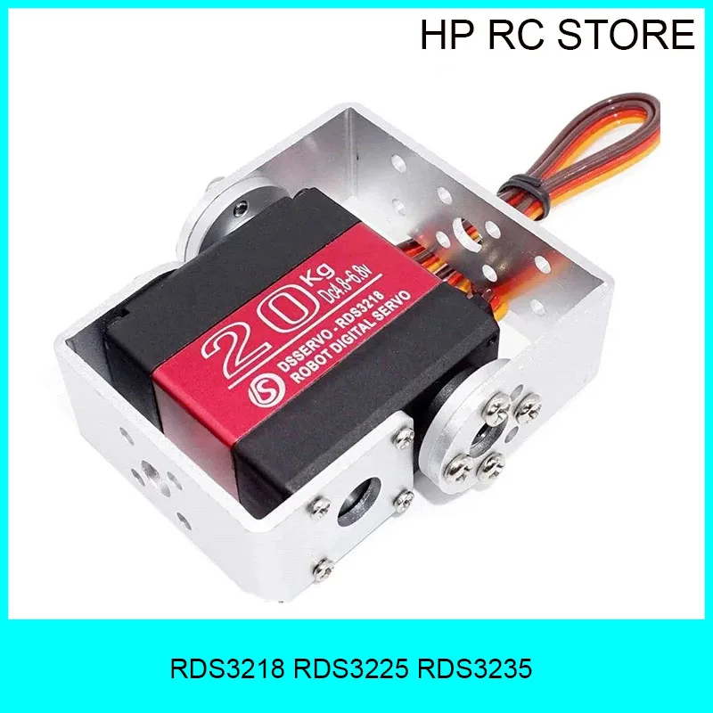 

Dsservo RDS3218 20KG RDS3225 25KG RDS3235 35KG Dual Shaft Servo High Torque Metal Gear Mechanical Arm RC Car Arduino DIY