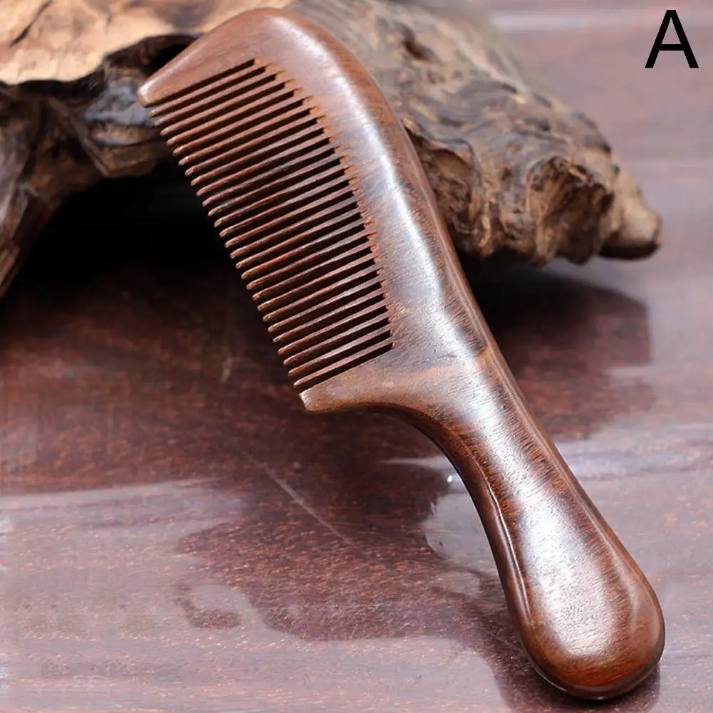 Wooden Salon Waist Fragrance Anti Static Long Wide Natural Tools Home Comb Massage Detangle Tooth Women Hair Sandalwood O1E5