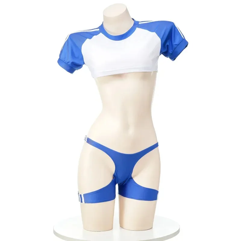 

Anime Girls Gymnastics Team Hot Uniform Swimsuit Sexy Underwear Cosplay Women Halloween Cheerleader Costume Outfits Set Clothes