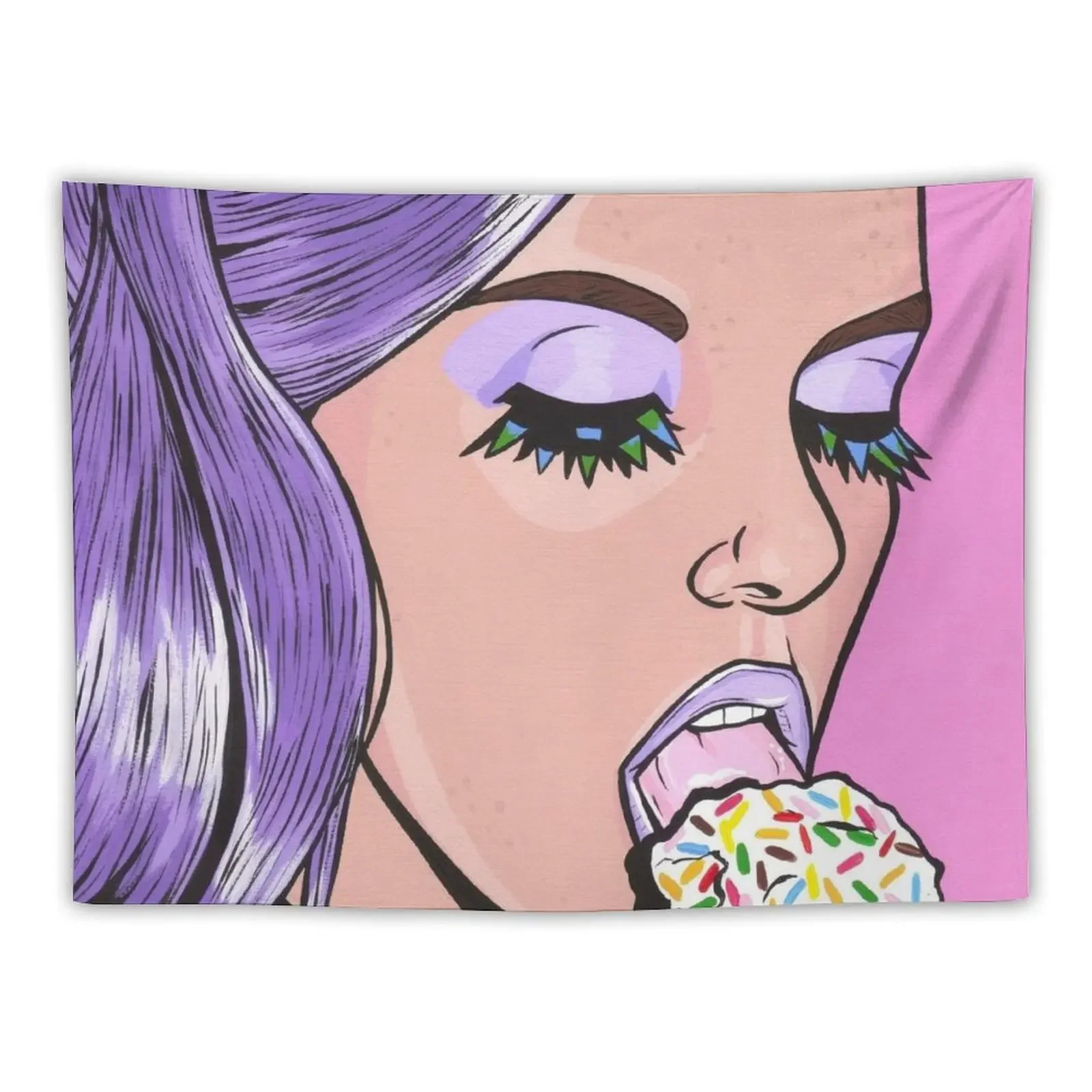 

Ice Cream Girl Tapestry Decoration Room Home Decorations Tapestry