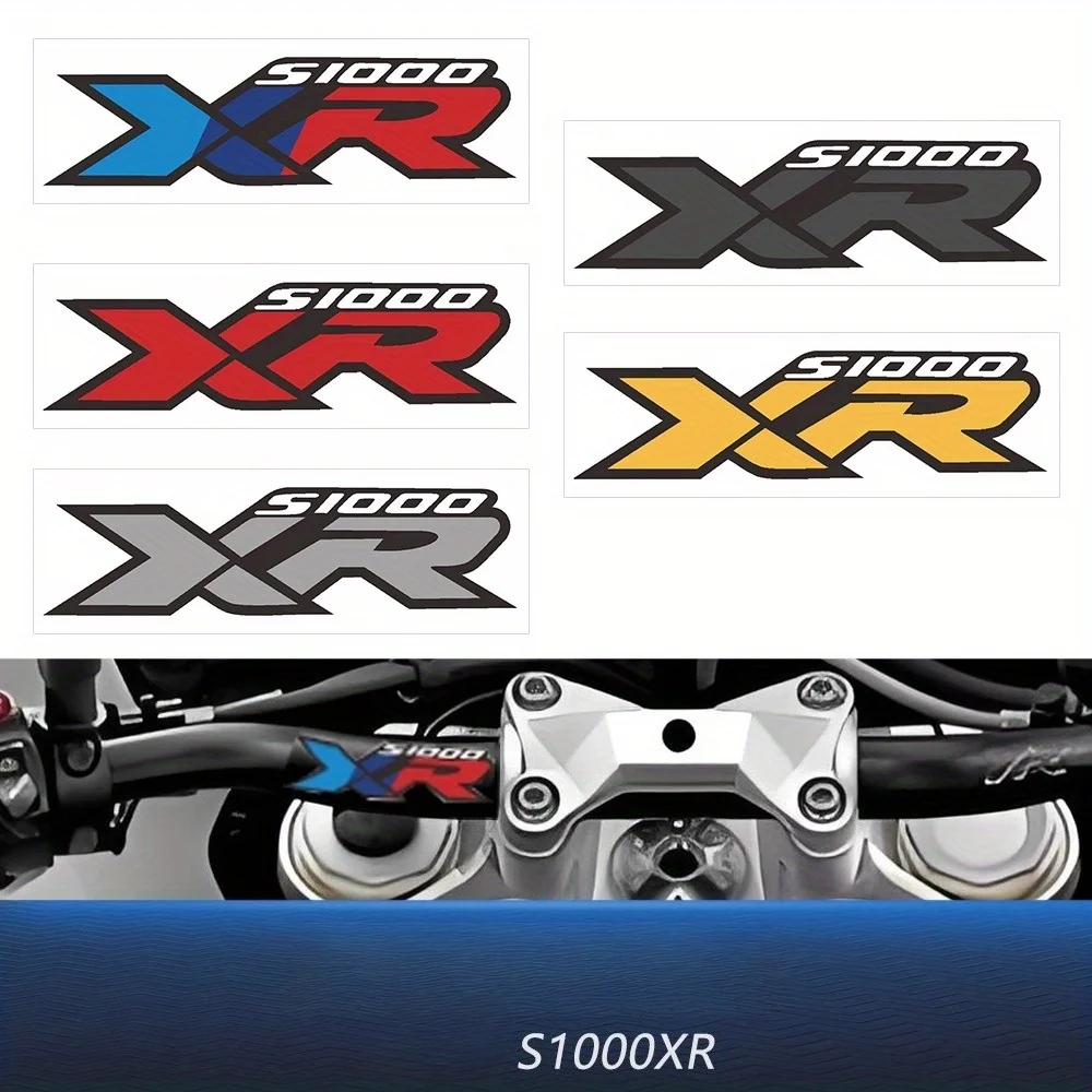 

Набор из 2-х многоцветных наклеек S1000XR для мотоцикла, водонепроницаемые виниловые наклейки для руля и кузова мотоцикла