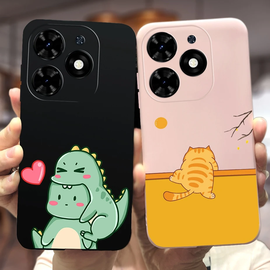 For Infinix Hot 40 Pro Case Hot40 X6836 X6837 Cute Fashion Cartoon Cover Soft TPU Phone Case For Infinix Hot 40i Hot40 Pro Shell