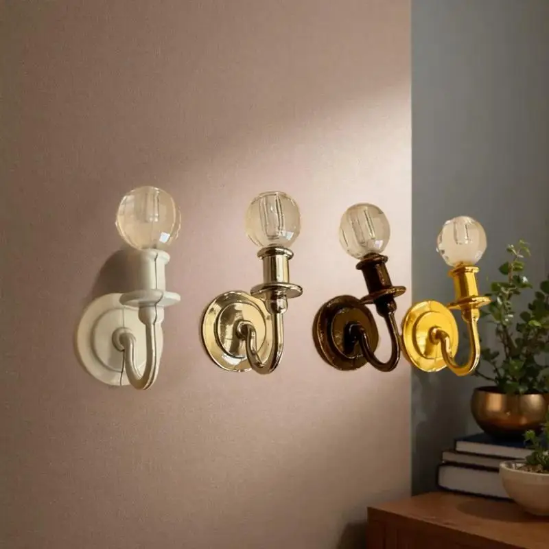 1Pcs Dollhouse Miniature Alloy Ceiling Lamp Hanging Lamp Mini LED Light Model Doll Furniture Toy Home Decoration