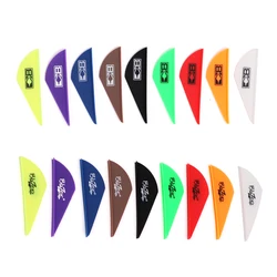 High Quality 30Pcs Archery Rubber Vanes 2 inches Long Blazer Arrow Feathers Handmade Arrow Vanes Accessories