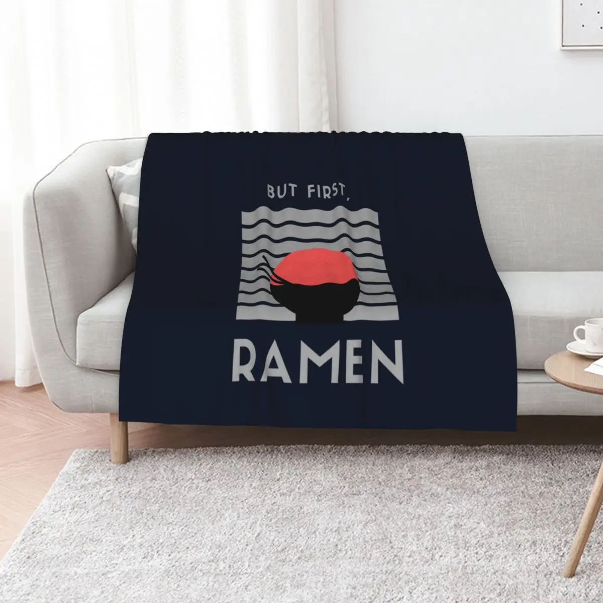 But first, Ramen! #2 Throw Blanket Soft Big Loose christmas gifts Vintage Sleeping Bag Stuffeds Blankets
