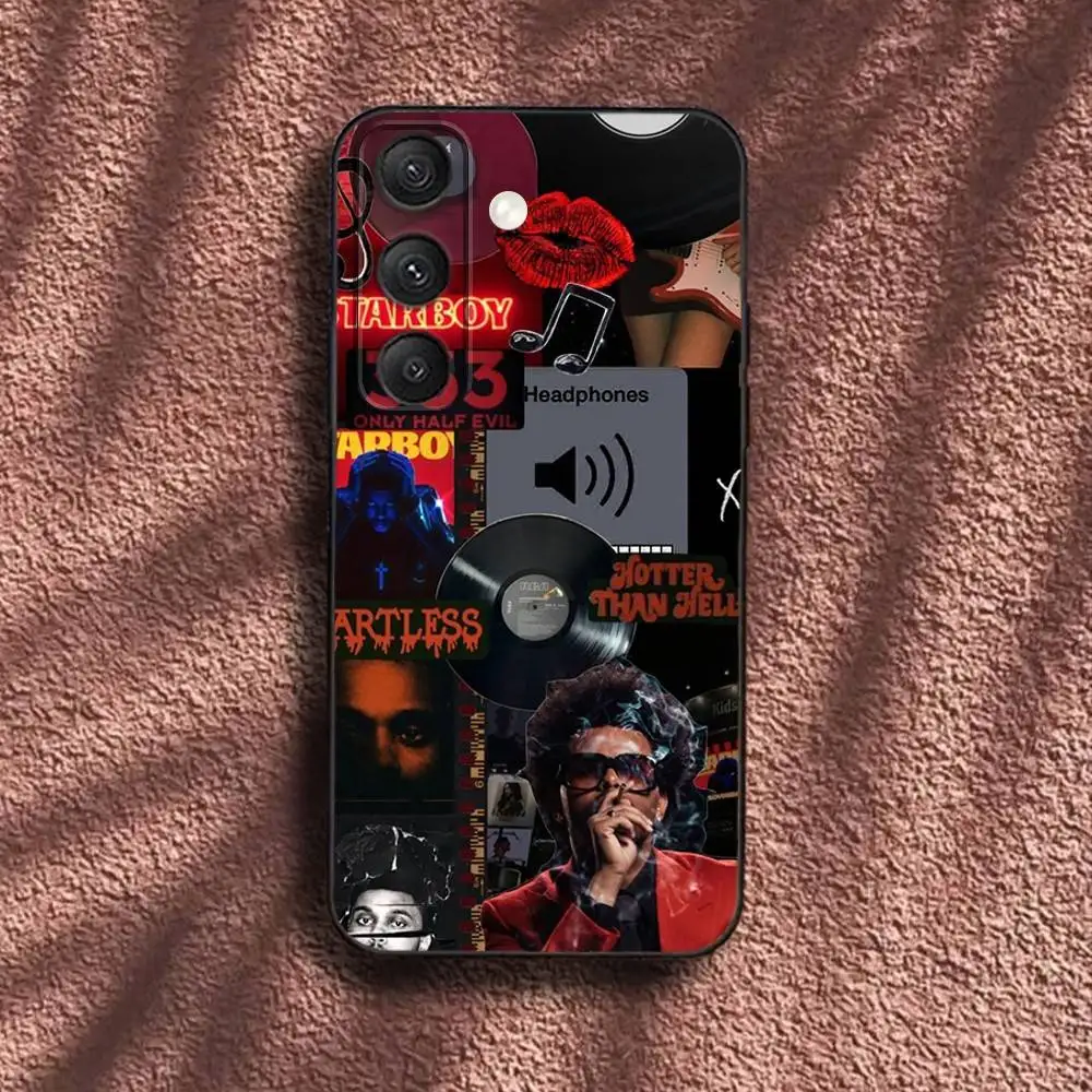 حافظة هاتف The Weeknd X-XO لهاتف سامسونج S25، S24، S23، S22، S21، S20، S10، Ultra، Plus، Lite، FE، غطاء أسود من السيليكون الناعم #2