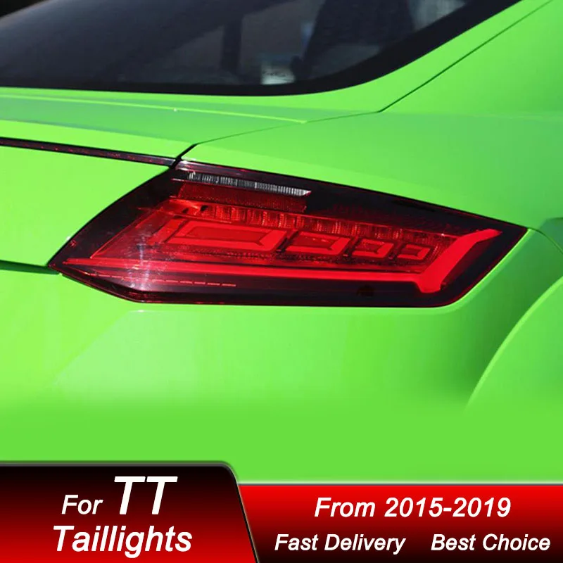Car styling Tail Lights For Audi TT TTS 2015-2019 New style full