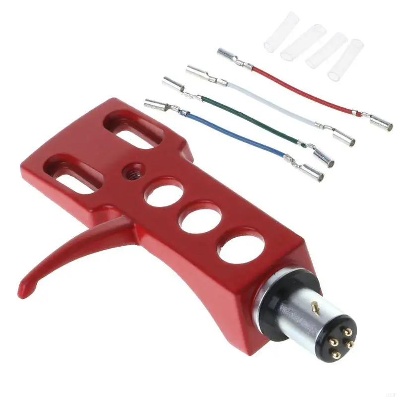 103f Universal para Disc Record player Phono Turltable Headshell Aluminium 4 pinos