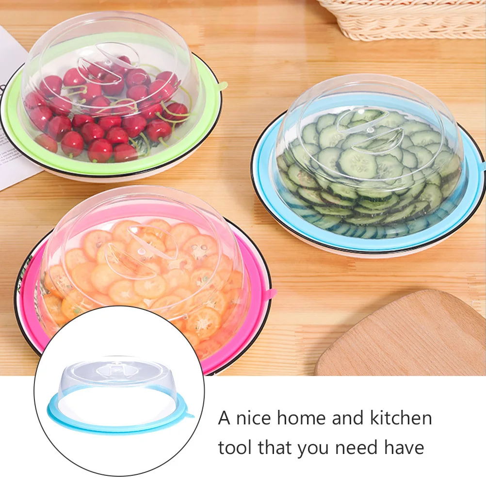 

5Pcs Food Fresh Cover Round Flexible Sealing Lid for Pan Bowl Cup Oil Proof Freshness Keepers Portable Storage Covers for Fruits