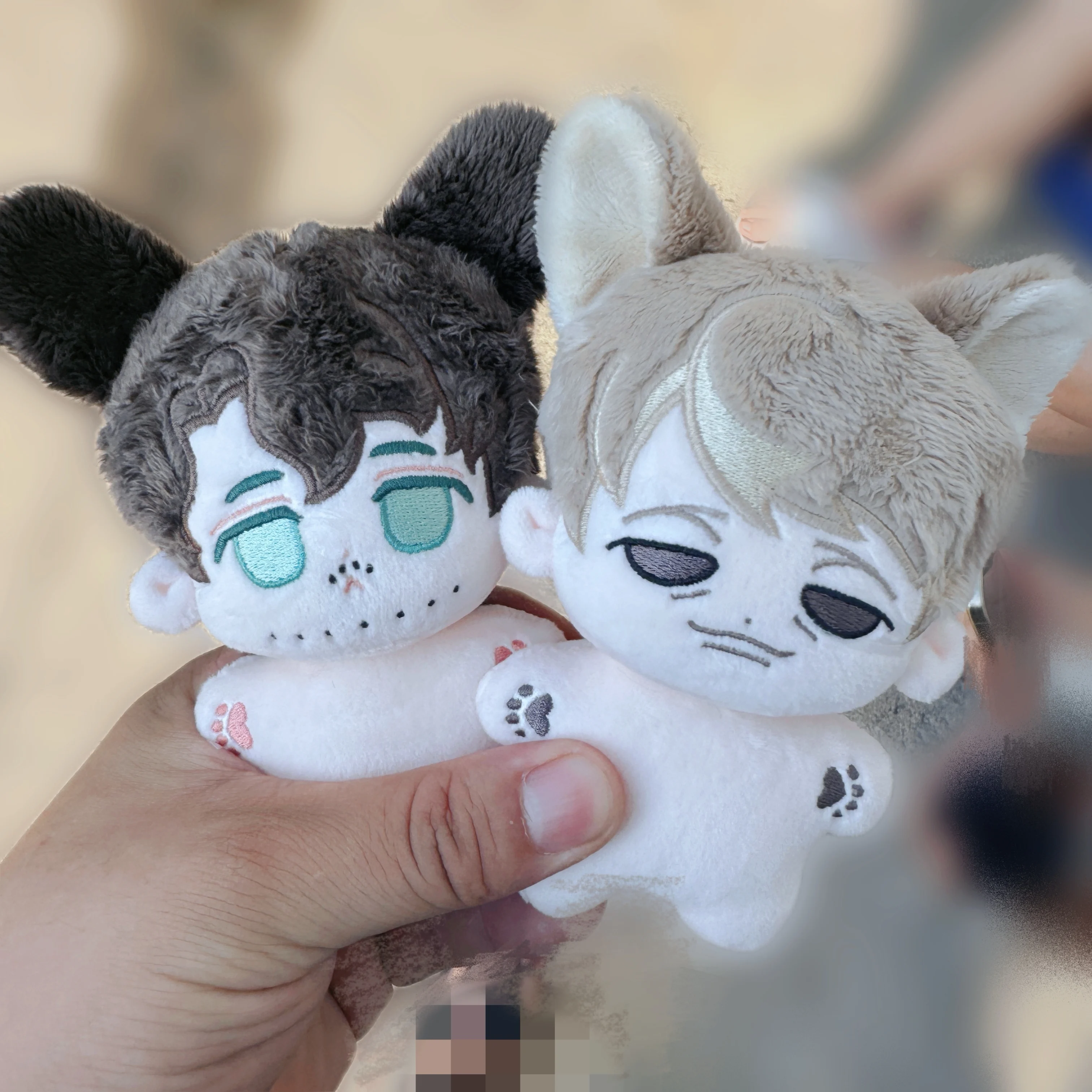 10 سنتيمتر سوف هانيبال القطن الكرتون أفخم دمية لطيف نجم البحر اللعب المفاتيح حقيبة ظهر جميلة معلقة الاطفال المشجعين DIY بها بنفسك الهدايا جمع