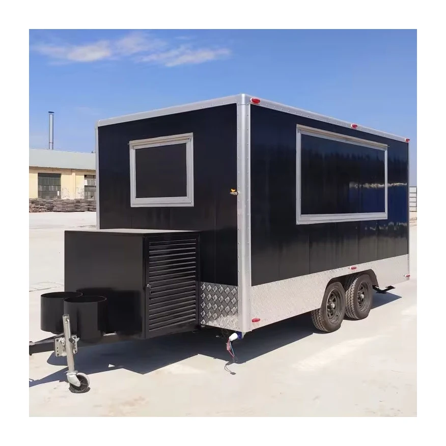 

Customized Mobile Food Trucks Wholesale Retro Style Food Trucks