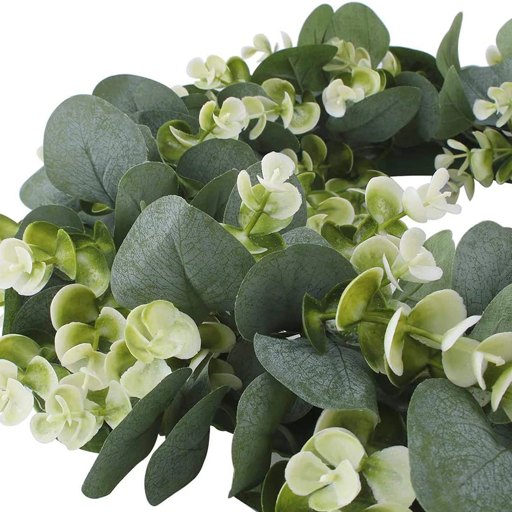 Fake Artificial Flower Rattan Hanging Lifelike Party Leaves Plant Spring Summer Wall Wedding Wreath Silk Cloth