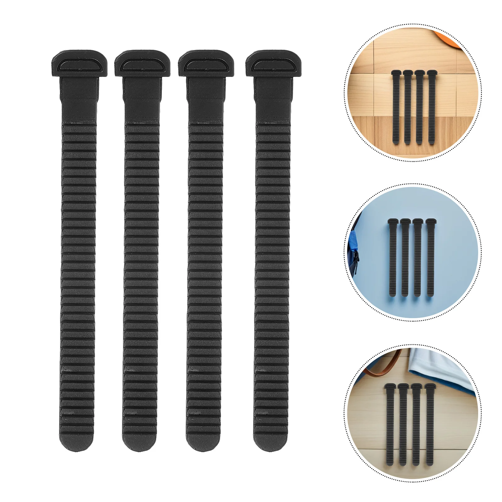 

4Pcs Roller Skate Strap Adjustable Durable Buckle Replacement for Skating Shoes Fixing Tool Roller Skate Accessories