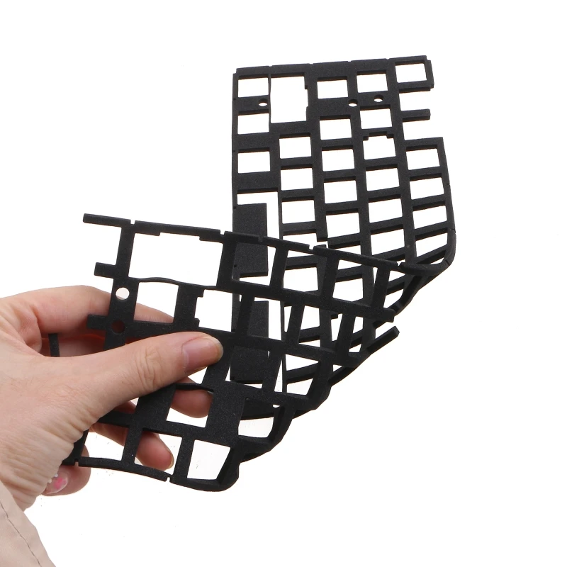 الصوت التخفيت حصيرة كتم لوحة قطن التبديل الصوت المخمدات ورقة منصات لينة للوحة المفاتيح الميكانيكية 68 تخطيط 2 قطعة.