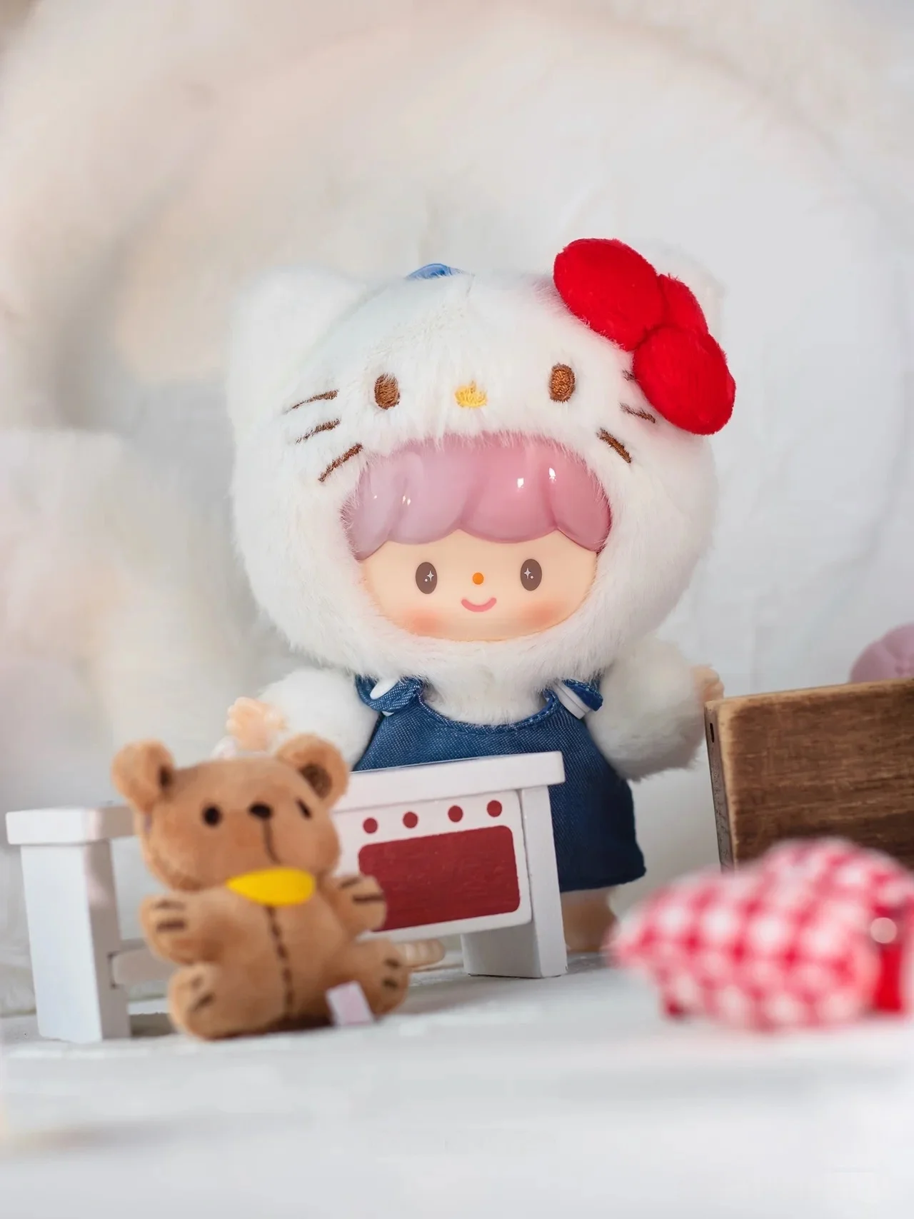 Personajes Sanrio genuinos X zZoton Love-league Buddies Series caja ciega muñecas de vinilo lindo Hello Kitty Kuromi Guess bolsa juguetes regalo