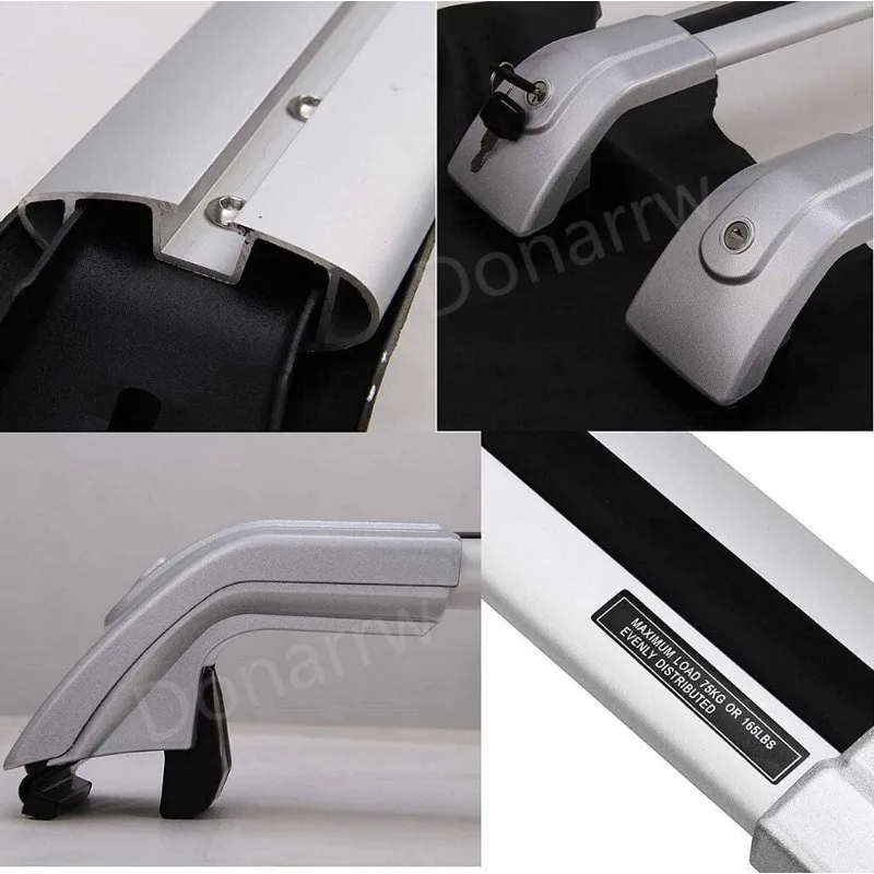 2P For Lexus NX200t NX300 NX300h 2015-2021 Roof Rack Cross Bars Luggage Rails