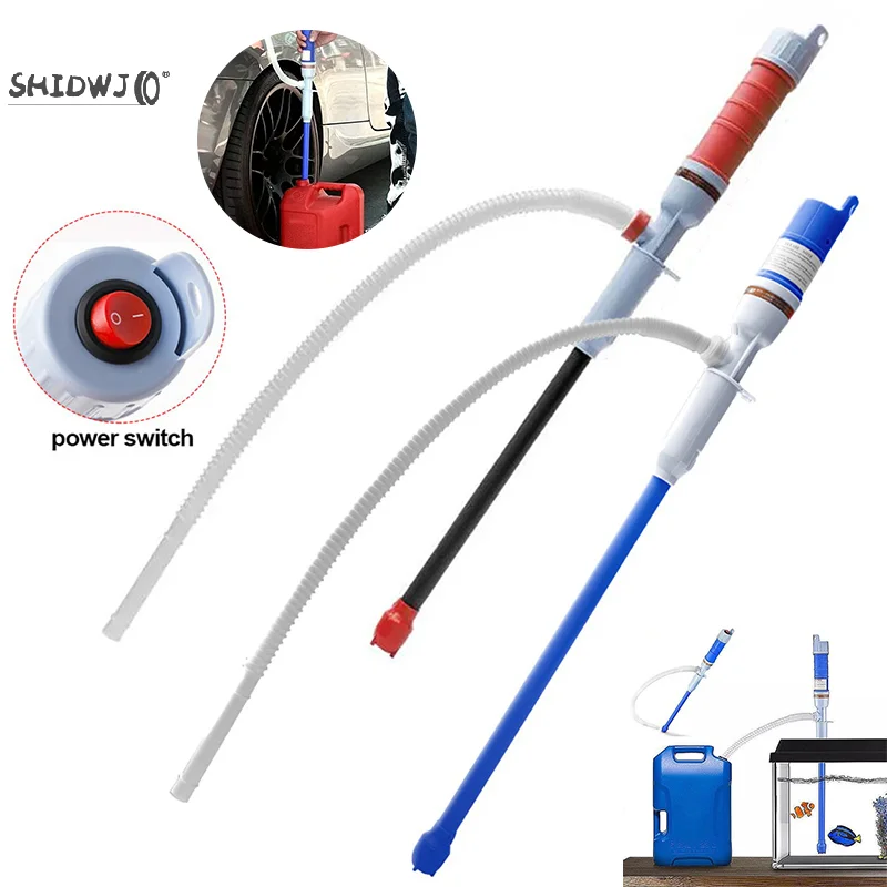 

Portable Universal Electric Pump HandHeld Oil Pump Siphon Liquid Transfer Pump Car Vehicle Fuel Gas Water Oil Fish Tank Pumps