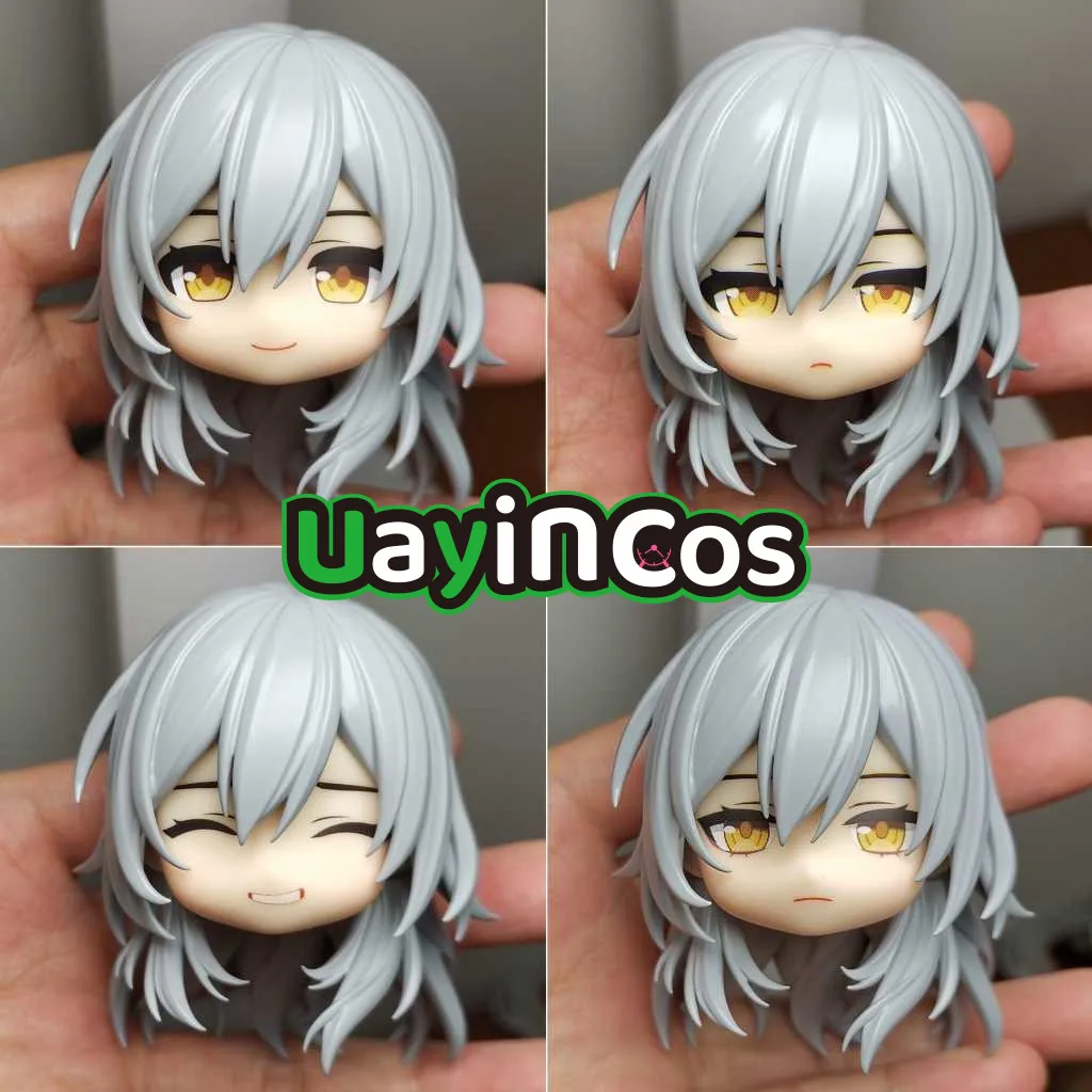 Honkai: Star Rail Stelle Girl OB11 Face Shell Handmade Water Sticker Finished Faceplate BJD Doll Accessories Game Anime Toy Kids