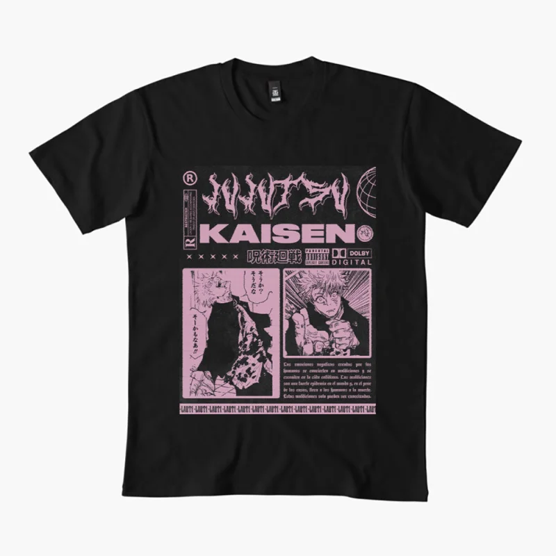 

0309 Toji Fushiguro Anime T shirt Jujutsu Kaisen Manga Men's print Graphic Tee Shirt 100% cotton Y2K clothes All size tops S-6XL