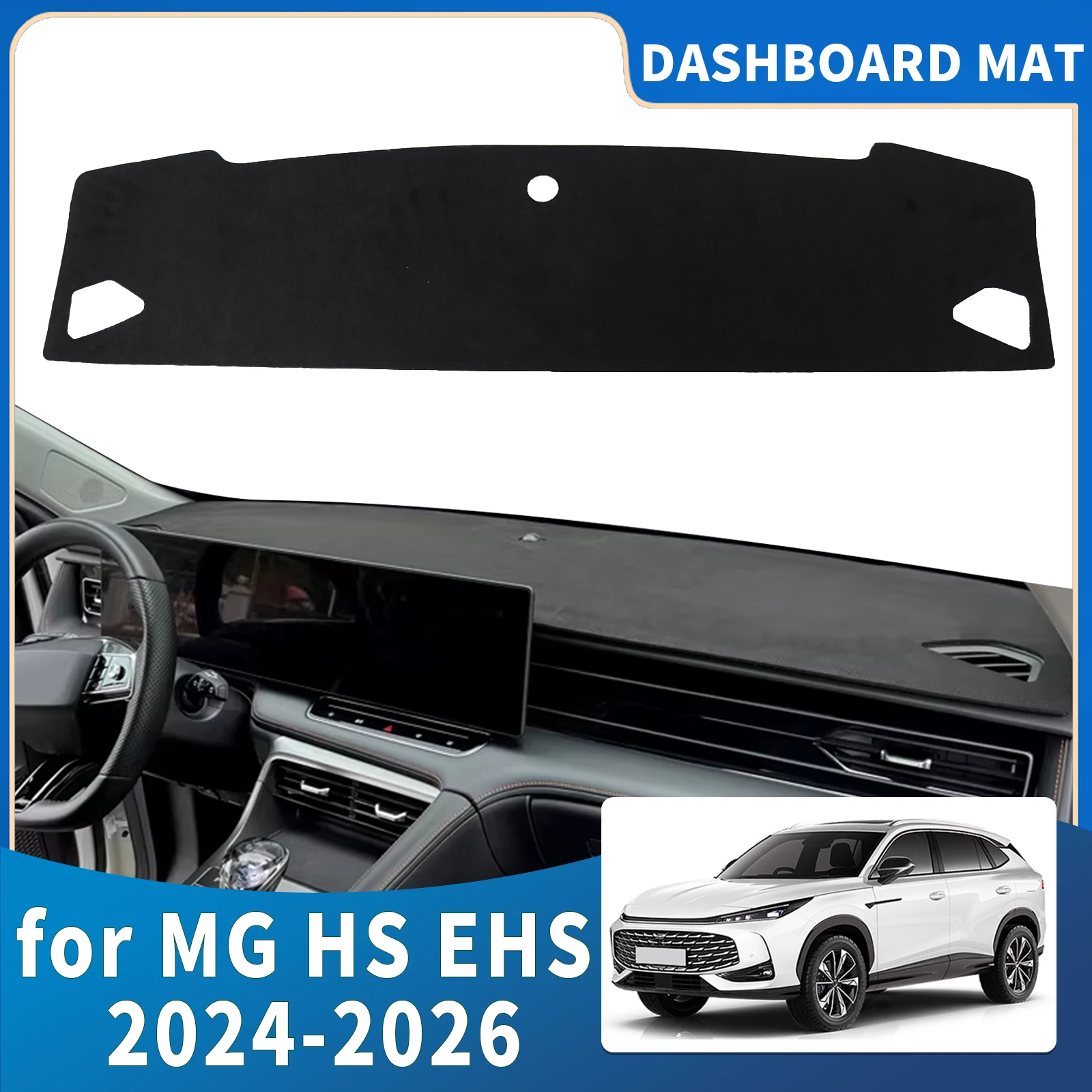 

fit for MG HS EHS 2024 2025 2026 PHEV High Quality Dashboard Cover Mat Sunshade Anti‑UV Protector Dash Pad Accessories