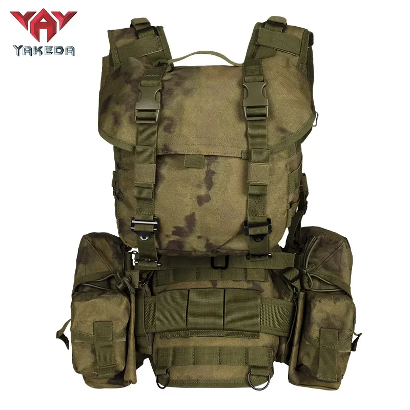 

YAKEDA Tactical Vest MOLLE Combat Outdoor Chest Rig Trekking Hunting Hiking 3D Rucksack Durable Quick Drying Bellyband