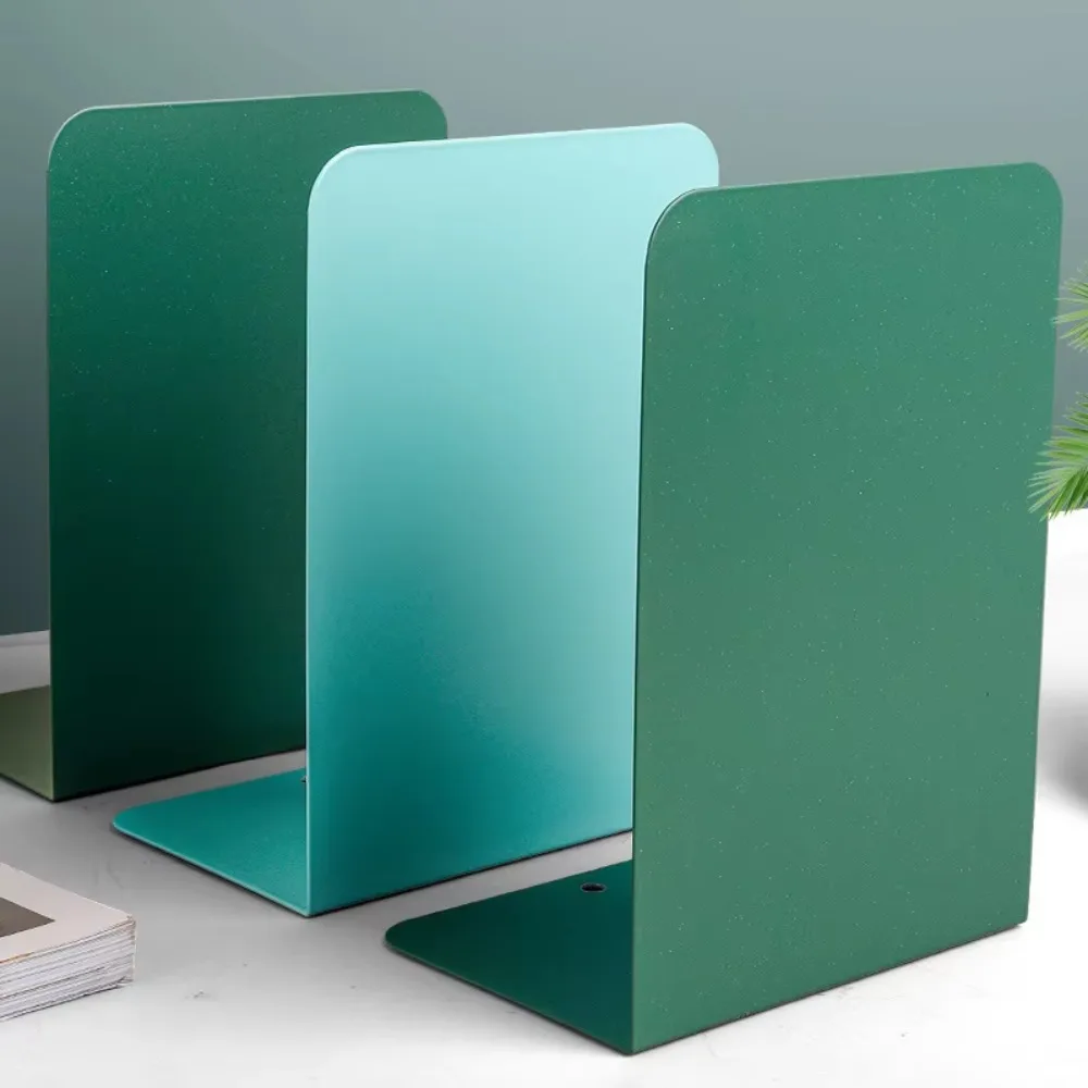 2 шт. металлическая подставка для книг, настольная подставка для книг, современный минималистичный стиль, нескользящая подставка для книг, органайзер для студенческих книг для школьного офиса
