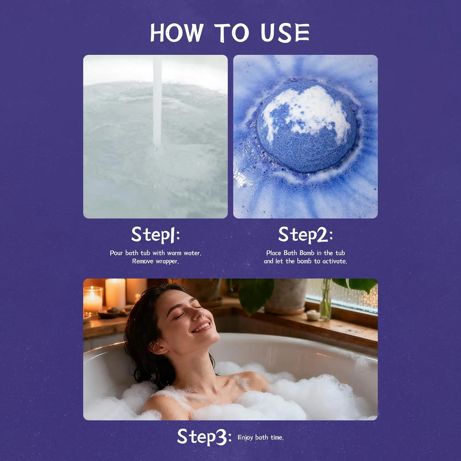 

Bath Balls For Women 24 Pieces Shower Bubbles Handmade Bath Bubble For Bathtub Bathroom Travel Camping Home Holiday Spa